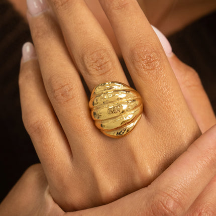 Bague - motif coquillage