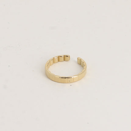 Bague - lignes striées