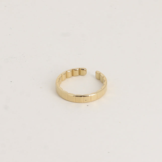 Bague - lignes striées