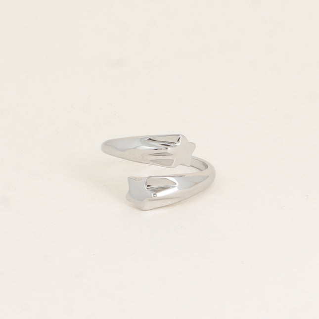 Bague ouverte - étoiles