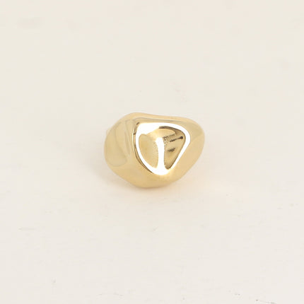 Bague - forme bombée martelée