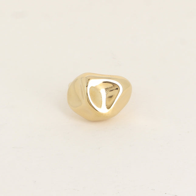 Bague - forme bombée martelée