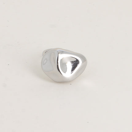 Bague - forme bombée martelée