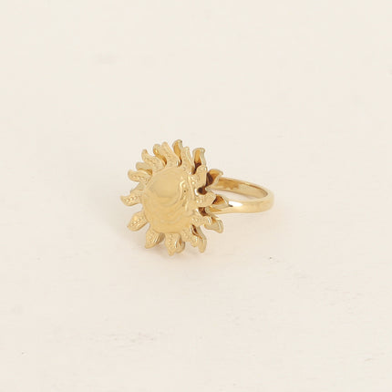 Bague rotative avec soleil tournant