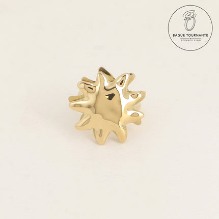 Bague rotative avec soleil tournant
