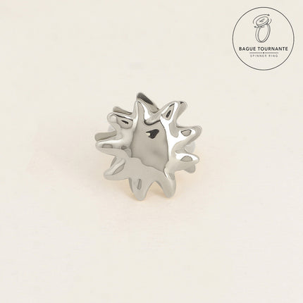 Bague rotative avec soleil tournant