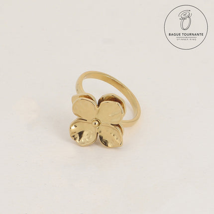 Bague rotative avec trèfle tournant