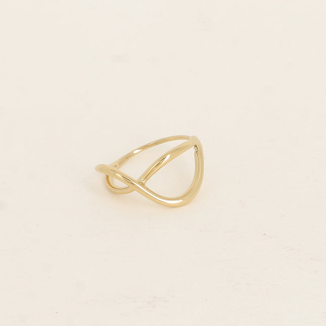 Ring - 2 intertwined rings