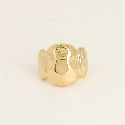 Bague - effet écaille martelé