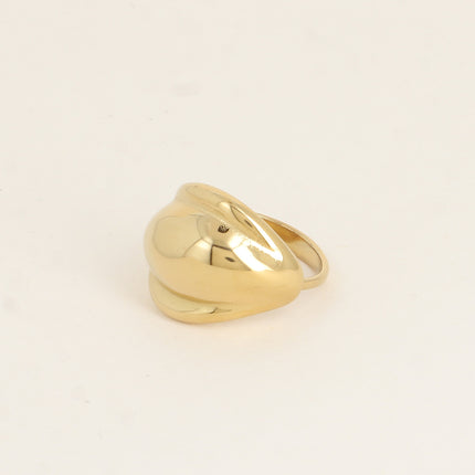 Bague - pièce bombée