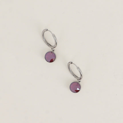 Créoles Silas - ornées de cristaux de Swarovski® SS39