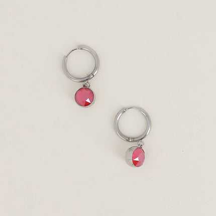 Créoles Silas - ornées de cristaux de Swarovski® SS39