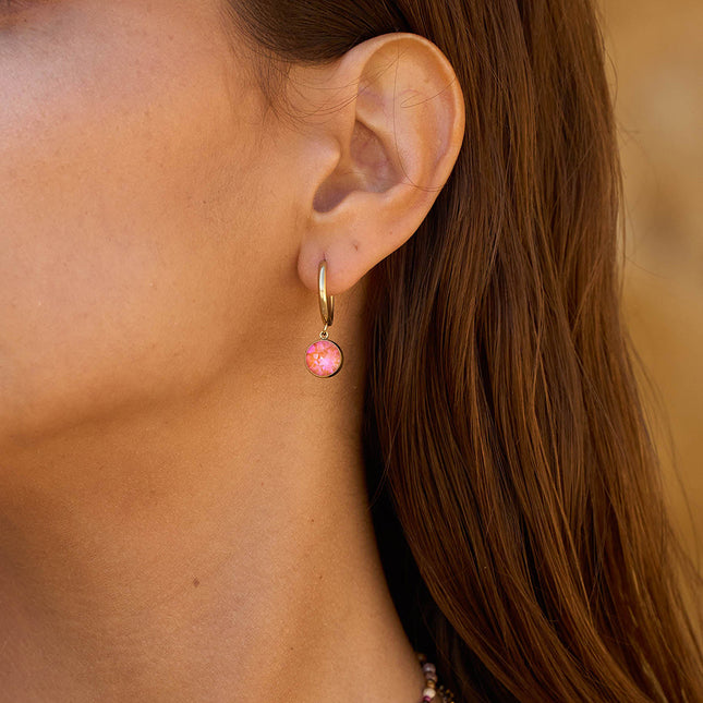 Créoles Silas - ornées de cristaux de Swarovski® SS39