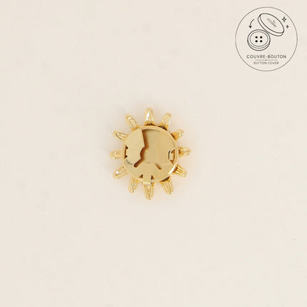 Couvre-bouton soleil en acier inoxydable