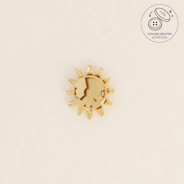 Couvre-bouton soleil en acier inoxydable