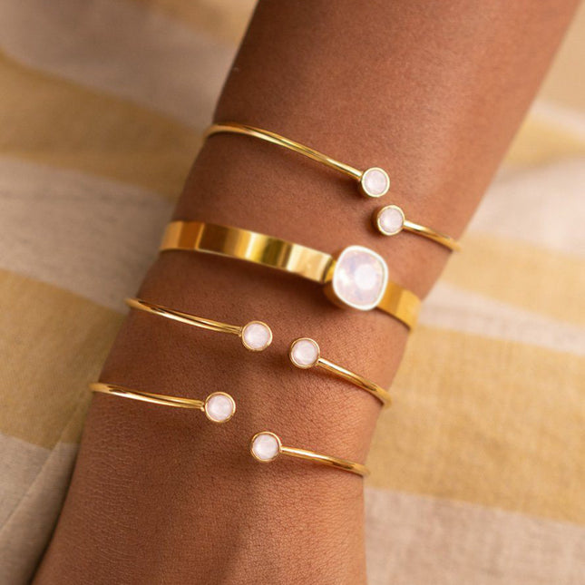 Pauline bangle - Swarovski® PP20 crystals