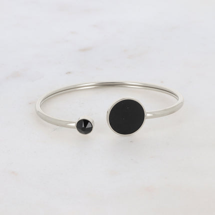 Bliss Bangle - natural stone and Swarovski® crystals