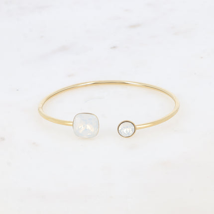 Jonc Béa - orné de cristaux Swarovski® 10mm et SS29