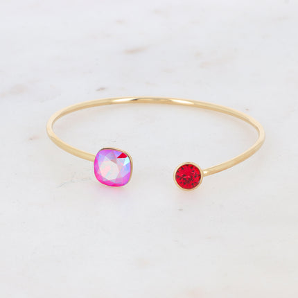 Jonc Béa - orné de cristaux Swarovski® 10mm et SS29
