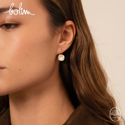 Boucles Béa - cristaux Swarovski® 4470 10mm