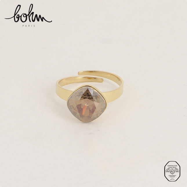Bague Béa losange - ornée de cristaux de Swarovski® 10mm