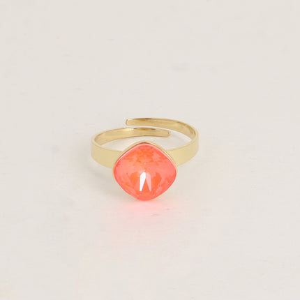 Bague Béa losange - ornée de cristaux de Swarovski® 10mm