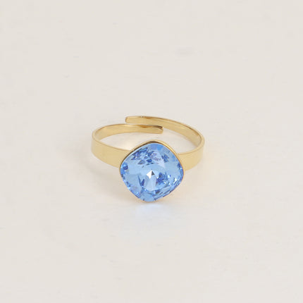 Bague Béa losange - ornée de cristaux de Swarovski® 10mm