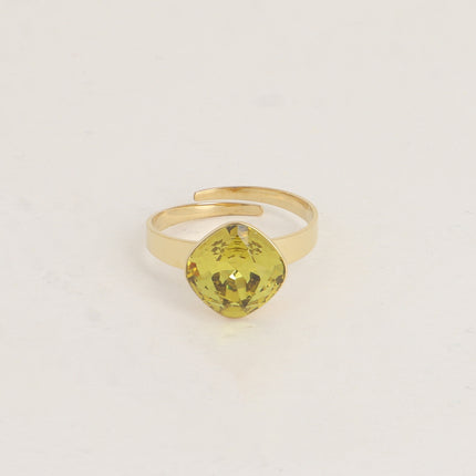 Bague Béa losange - ornée de cristaux de Swarovski® 10mm