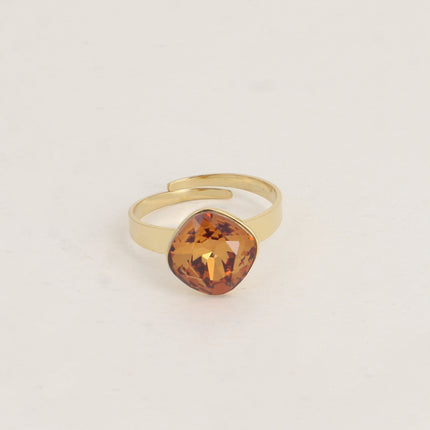 Bague Béa losange - ornée de cristaux de Swarovski® 10mm