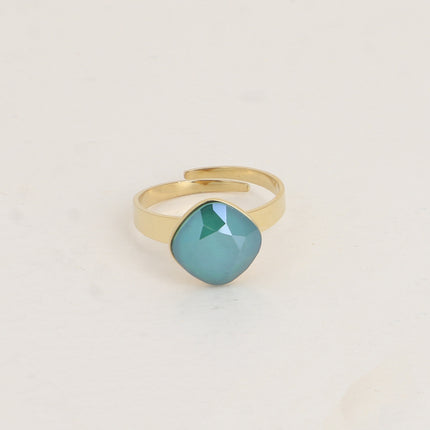 Bague Béa losange - ornée de cristaux de Swarovski® 10mm