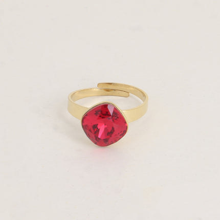 Bague Béa losange - ornée de cristaux de Swarovski® 10mm