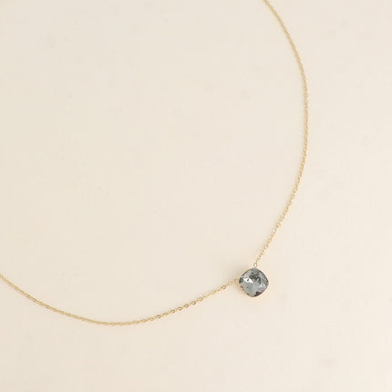 Collier - maille forçat, orné de cristaux de Swarovski® 8mm