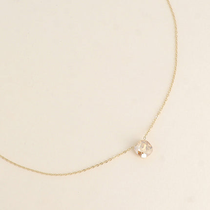 Collier - maille forçat, orné de cristaux de Swarovski® 8mm