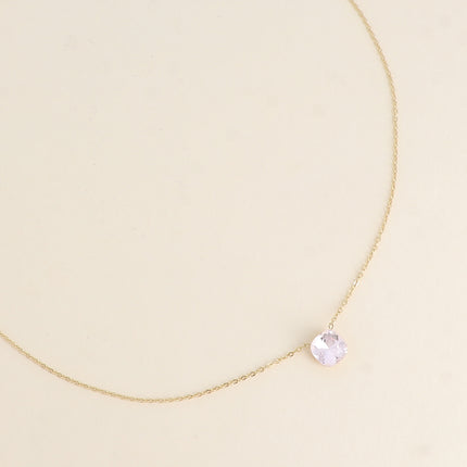Collier - maille forçat, orné de cristaux de Swarovski® 8mm