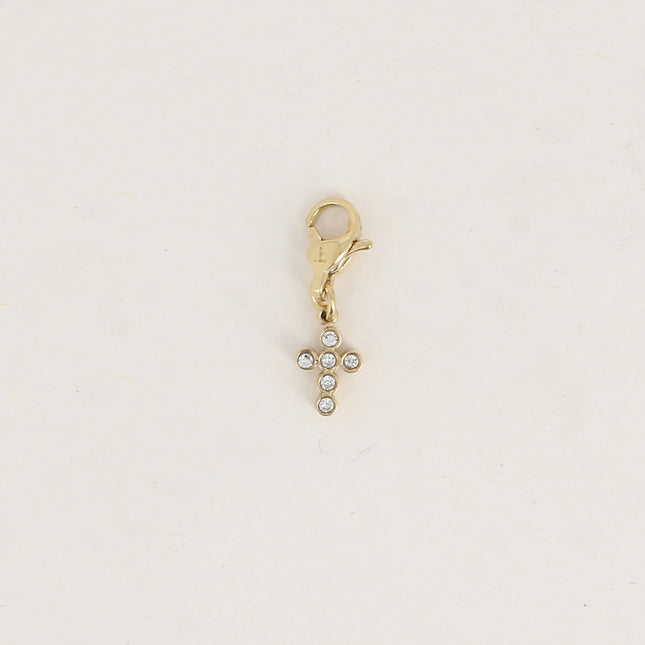 Charm Cross - croix et oxydes de zirconium