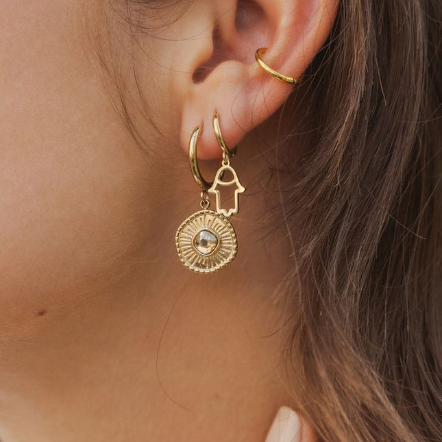 Créoles Melissane - ornées de cristaux de Swarovski®