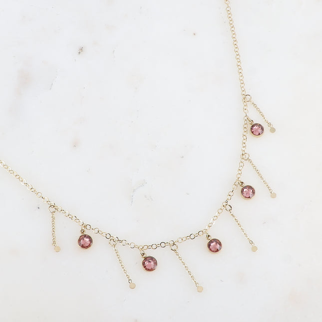 Collier Lupin - Cristaux Swarovski® PP20
