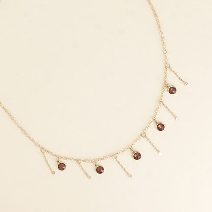Collier Lupin - Cristaux Swarovski® PP20