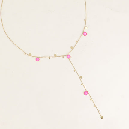 Collier Khalissa Y - cristaux Swarovski® PP20