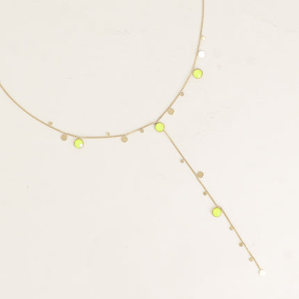 Collier Khalissa Y - cristaux Swarovski® PP20