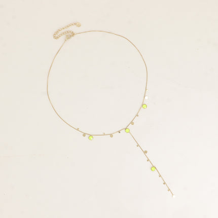 Collier Khalissa Y - cristaux Swarovski® PP20