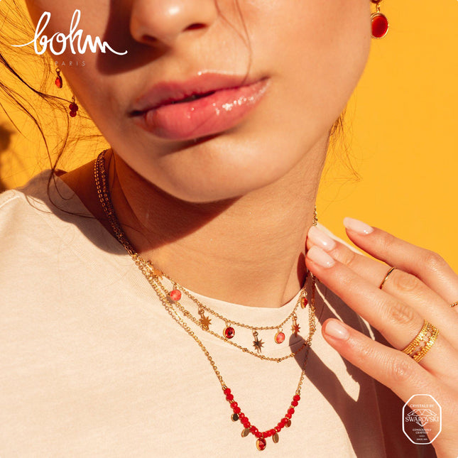 Collier Salvador - étoiles et cristaux Swarovski®