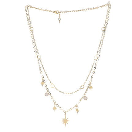 Collier Salvador - multirang doré Swarovski®