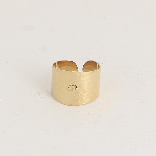 Bague martelée