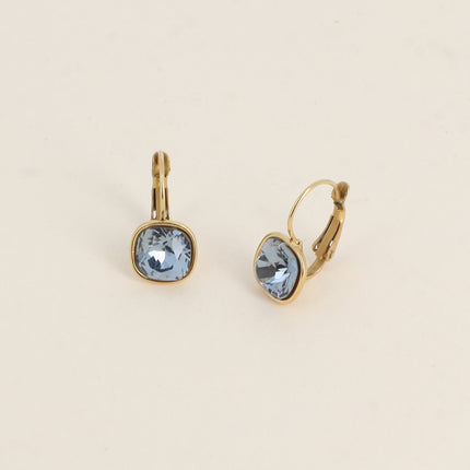 Boucles dormeuses - cristal 8mm