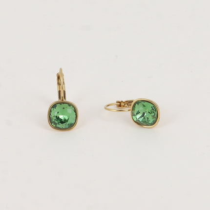 Boucles dormeuses - cristal 8mm