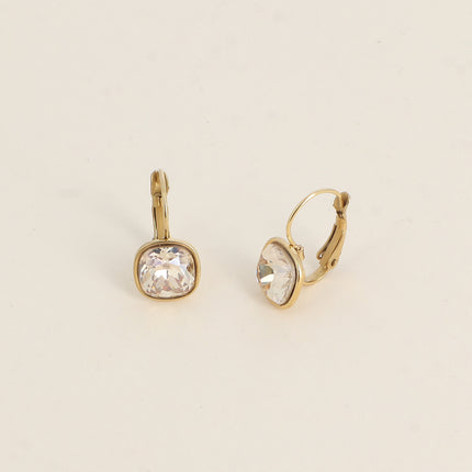Boucles dormeuses - cristal 8mm
