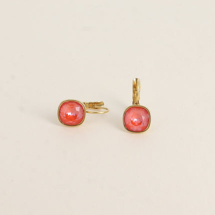Boucles dormeuses - cristal 8mm