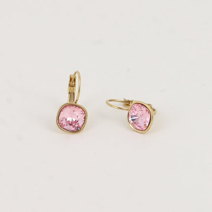 Boucles dormeuses - cristal 8mm