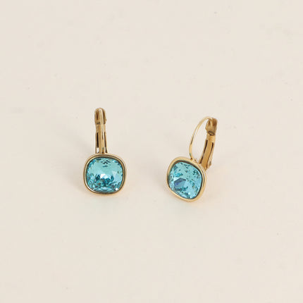 Boucles dormeuses - cristal 8mm